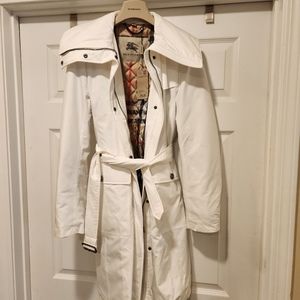 Authentic New Burberry white trench coat